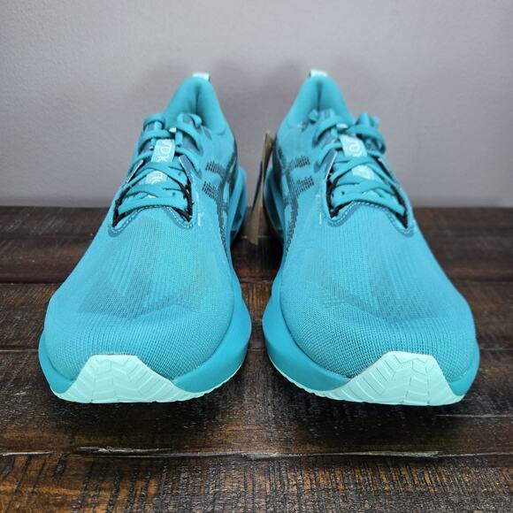 NEW ASICS Novablast 5 Mens Size 13 Running Shoes Wave Teal 1011b974 - Picture 3 of 13